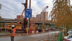 Как строят новую очередь моста через Егошиху в Перми: фоторепортаж со стройки