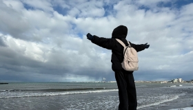 Снег на пляже и антимазутная сетка: как Анапа встретила первые дни 2026 года