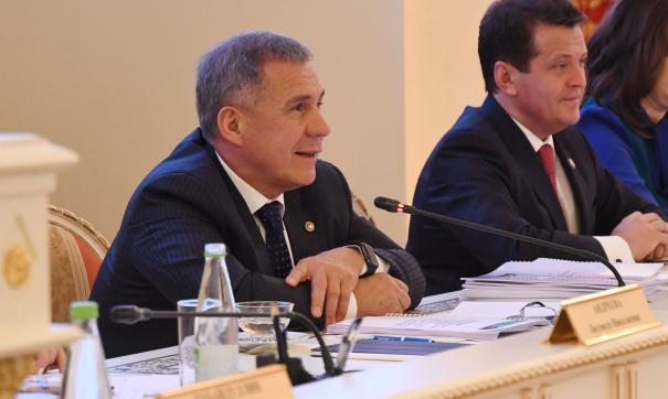 Минниханов выступил на сессии Казгордумы