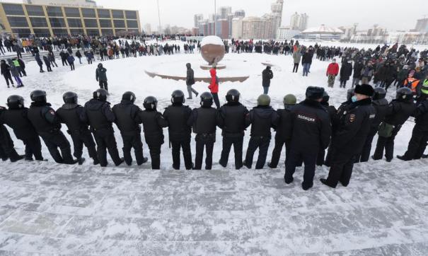 Протестующий Екатеринбург показали в эфире американского канала ABC News