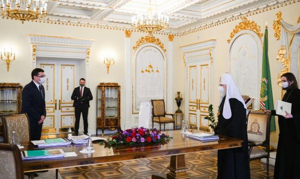 Глава региона Глеб Никитин встретился в Москве Патриархом Кириллом для обсуждения этой темы