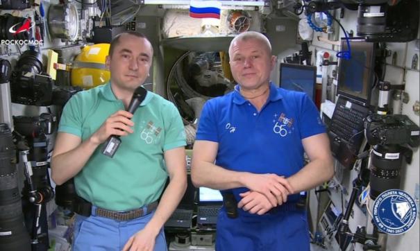 Космонавты обратились к участникам «Лидеров России» с борта МКС