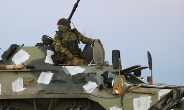 Российские военные на границе с Украиной