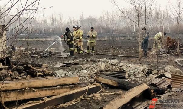 Огнем были уничтожены 5 жилых домов