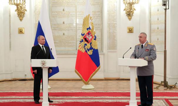 Владимир Путин и Рустам Мурадов
