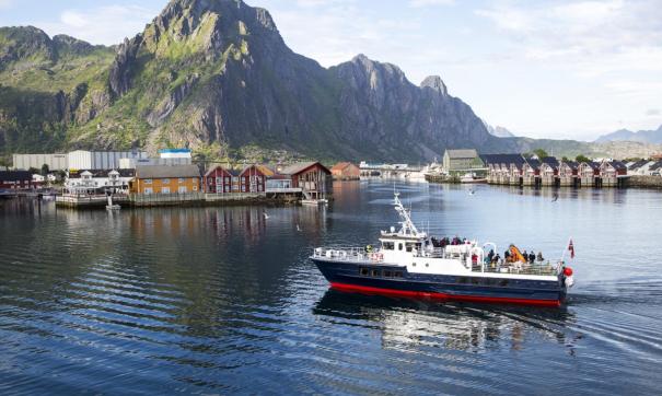 рыболовное судно в Норвегии