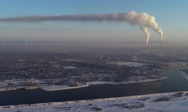 Черное небо Красноярск