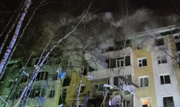 СКР назвал основную версию в деле о взрыве дома в Нижневартовске
