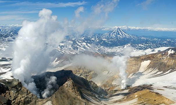 Извержение вулкана Шивелуч началось в ноябре 2022 года