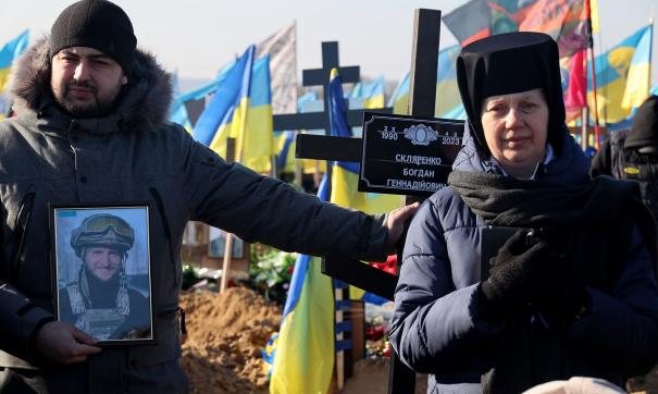 похороны погибшего в бахмуте украинского военного