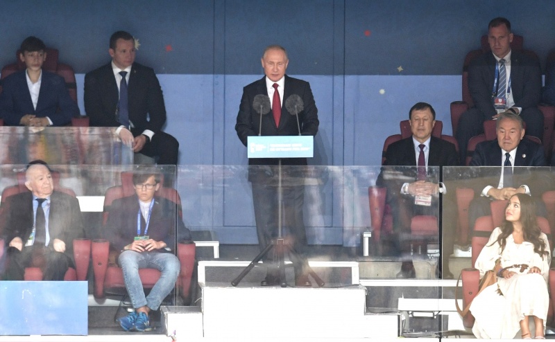 Владимир Путин на открытии ЧМ