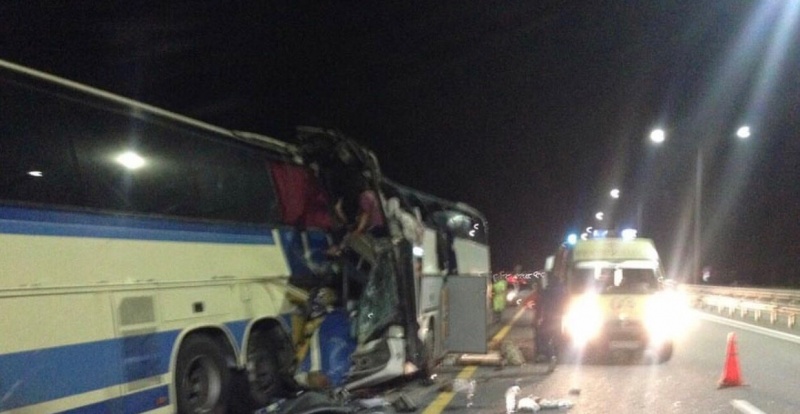 Два пассажирских автобуса столкнулись в Воронежской области, есть погибшие