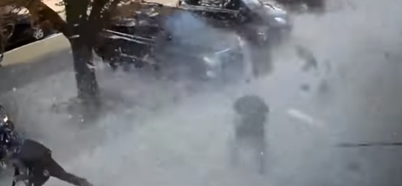 Опубликовано видео взрыва, при котором погиб глава ДНР Захарченко