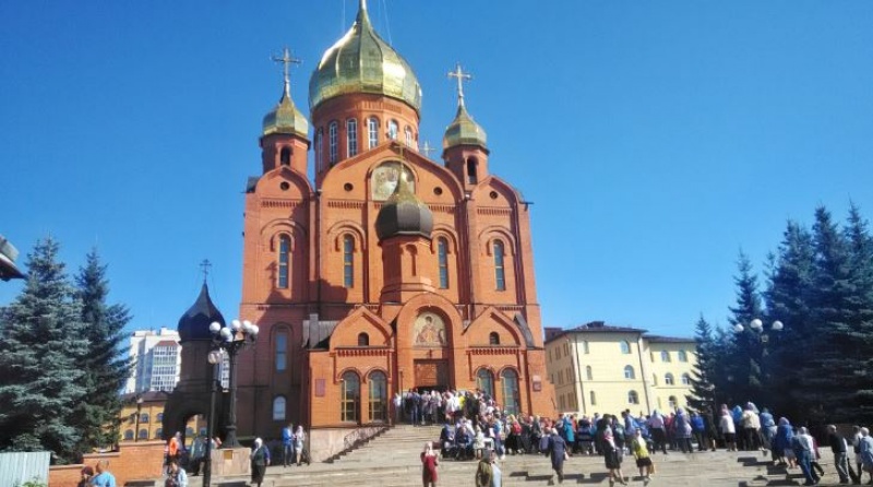 Знаменский собор Кемерово внутри