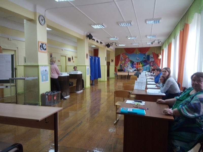 Голосование на УИК в Иркутске