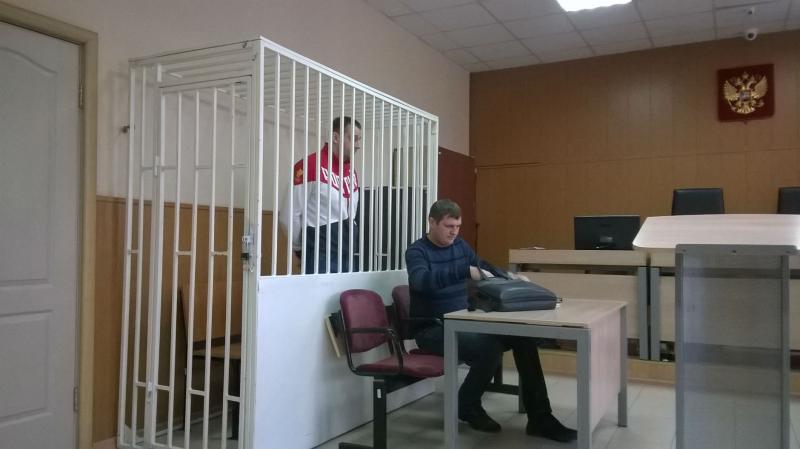 Владимир Рыжук в зале Курганского городского суда