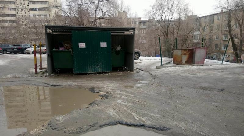 площадка для мусора в Волгограде