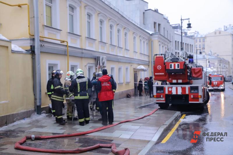 В Москве горит Пушкинский музей