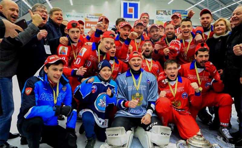 Россия одержала победу в ЧМ по хоккею с мячом