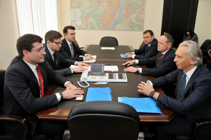 Нижегородский губернатор провел встречу с гендиректором нефтяной компании