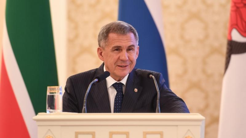 Президент Татарстана выступил на сессии Казгордумы