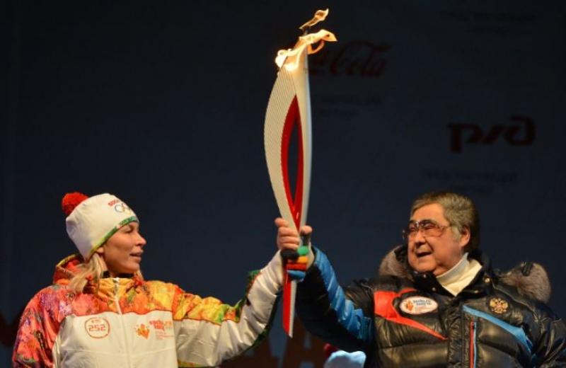 Эстафета олимпийского огня в 2014 году для Натальи Шиве была очень почетным делом