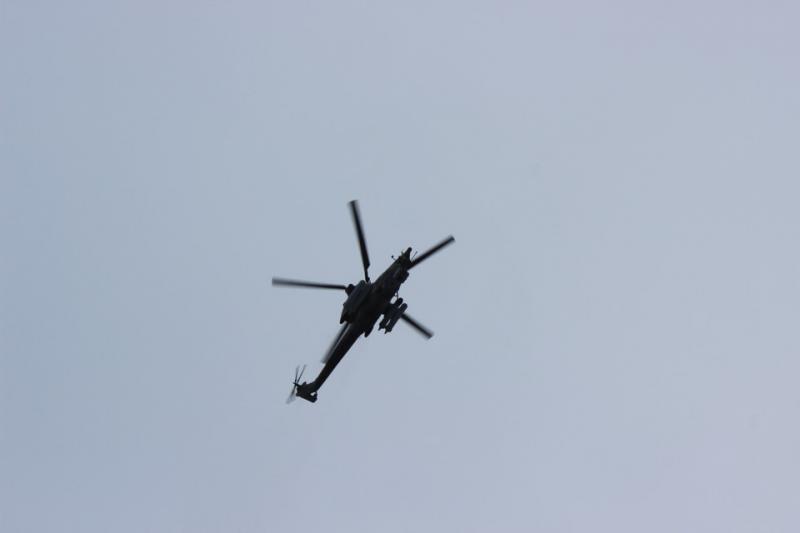 Разбившийся вертолет вышел в рейс в ходе военных учений