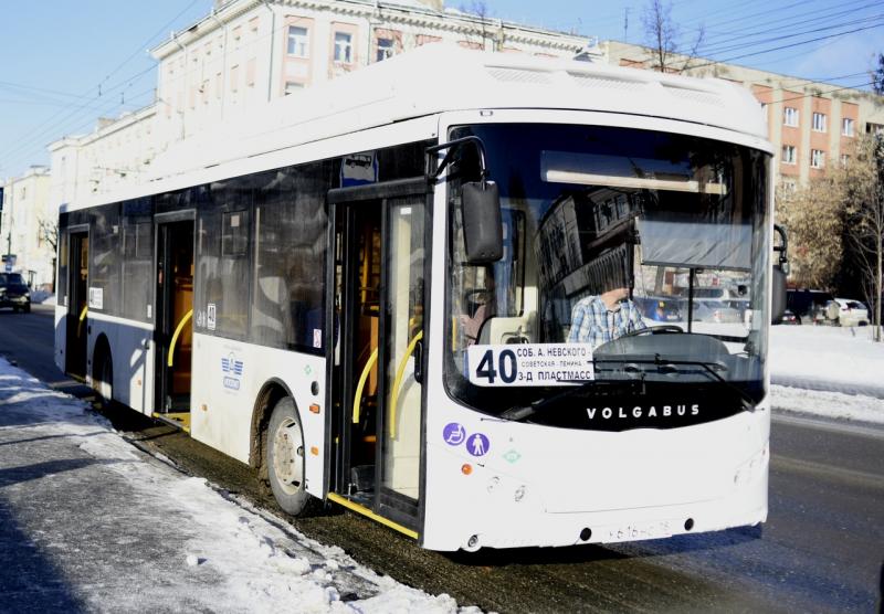 На маршруте № 40 курсирует новый автобус на газомоторном топливе