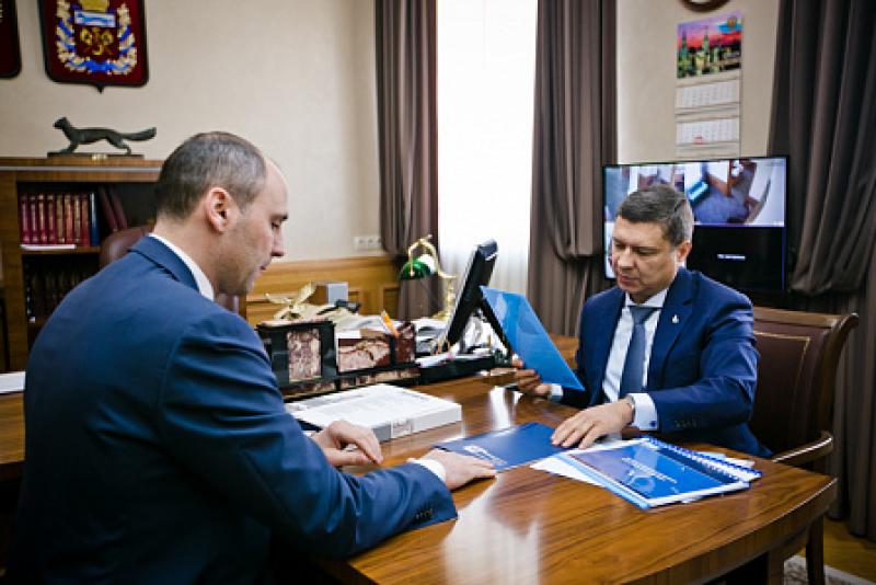 Денис Паслер обсудил с Владимиром Кияевым вопросы сотрудничества