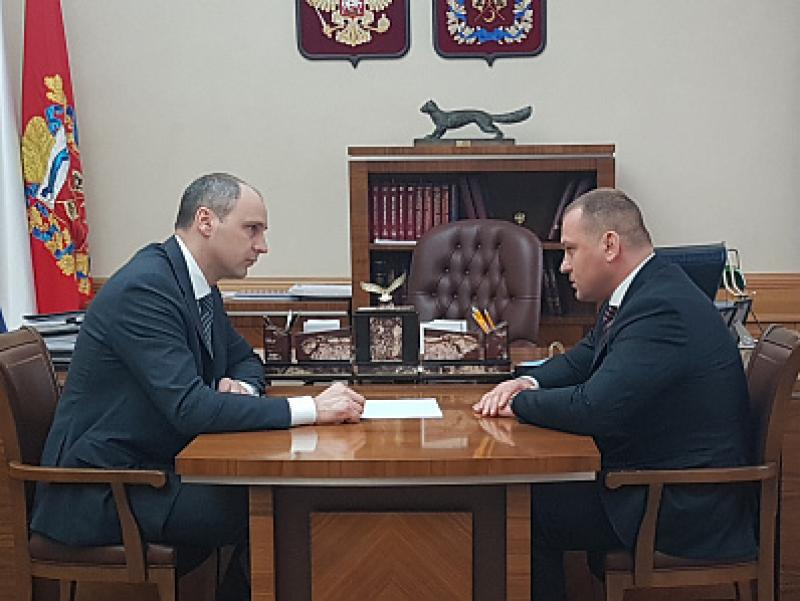 Врио губернатора Оренбургской области Денис Паслер встретился с главой Бузулука