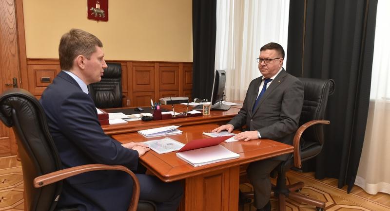Прикамский губернатор встретился с главой Березниковского горокруга