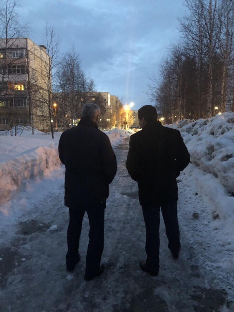 Алексей Романов проверил качество уборки снега