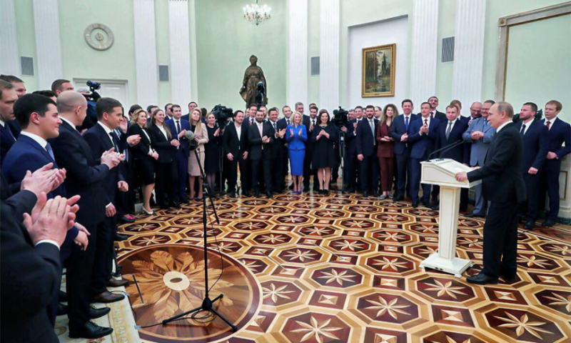 Встреча выпускников программы кадрового резерва в Кремле