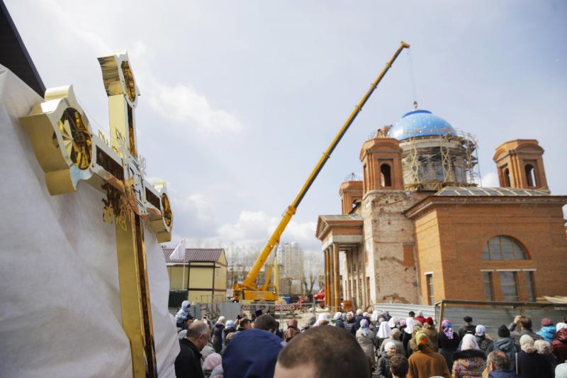 В Екатеринбурге полным ходом идёт реконструкция храма на ВИЗе