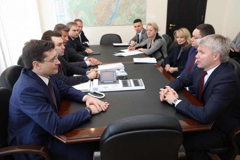 Организацию мероприятия глава региона обсудил с главой Минспорта России Павлом Колобковым