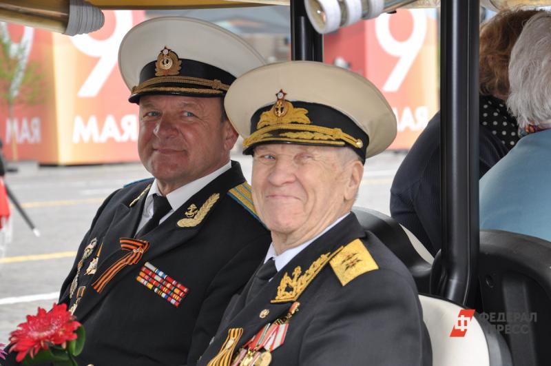 Ветераны на параде Победы