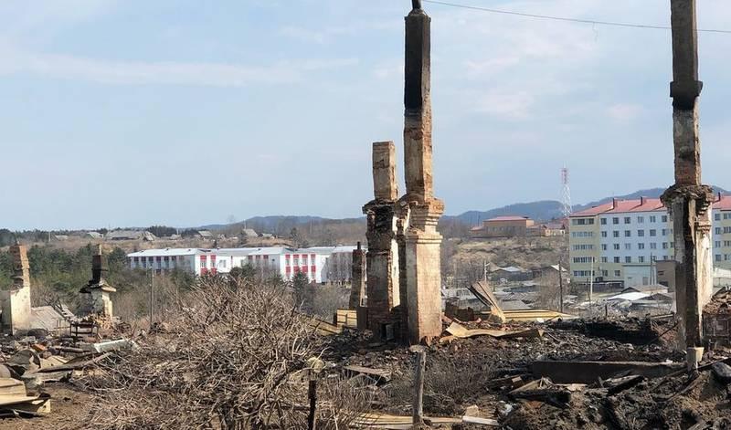Последствия майского пожара в Красногорске