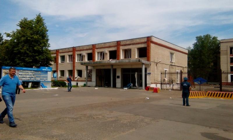 Саперы обследовали завод «Кристалл» в Дзержинске