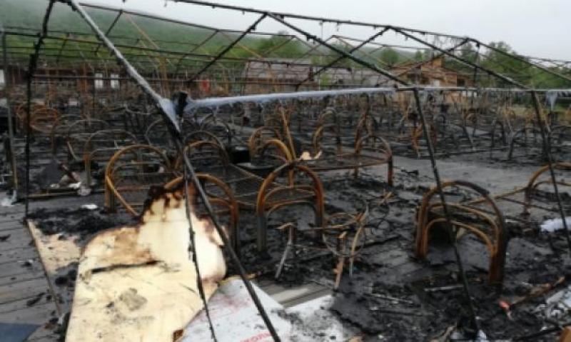 В результате пожара в лагере погибли четыре ребенка