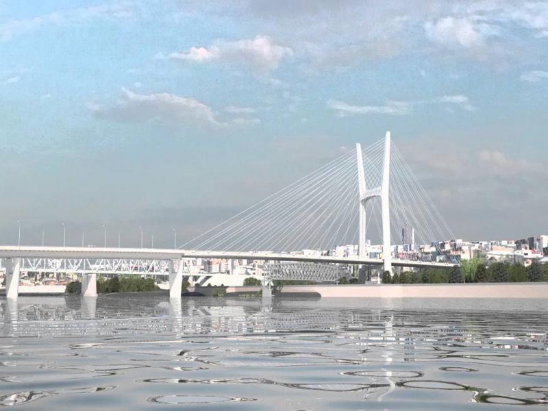 Стартовая цена контракта на строительство моста составила 253,36 млн рублей