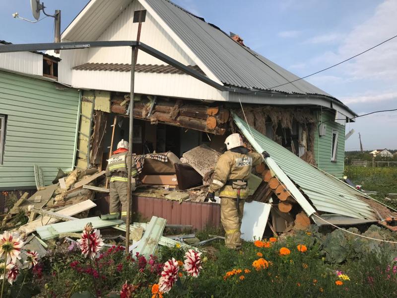 В Свердловской области взорвался частный дом
