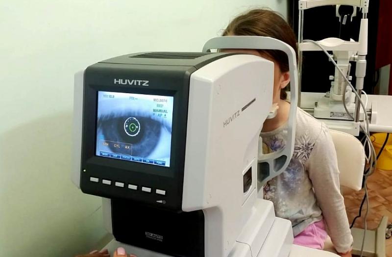 Бесконтактная диагностика зрения доступна 14 тысячам местных детей