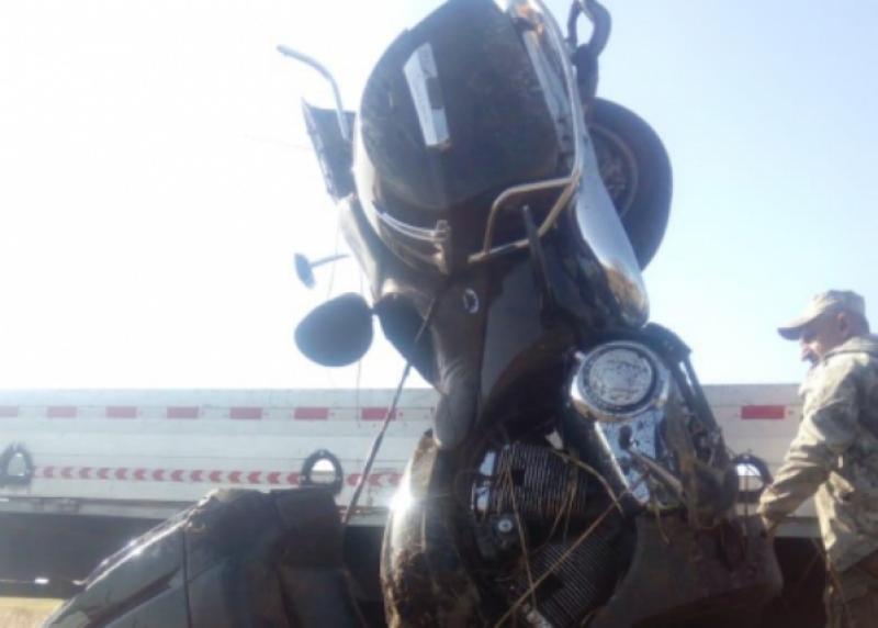 Приморский байкер попал в серьезное ДТП по пути в Хабаровск