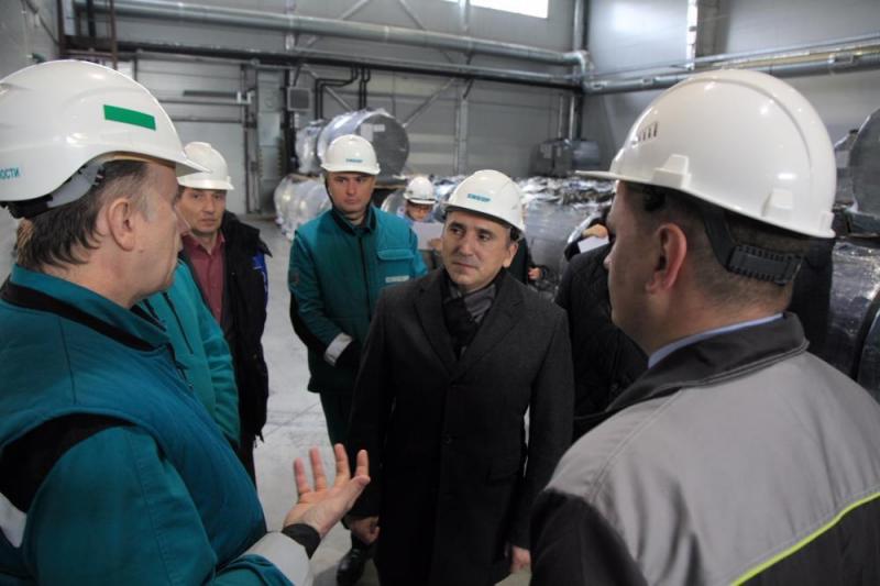 Губернатор Тюменской области посетил предприятие во время рабочей поездки в Тобольск