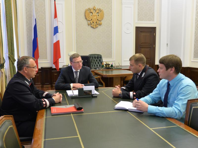 Нового начальника Западно-Сибирской железной дороги представили губернатору Александру Буркову