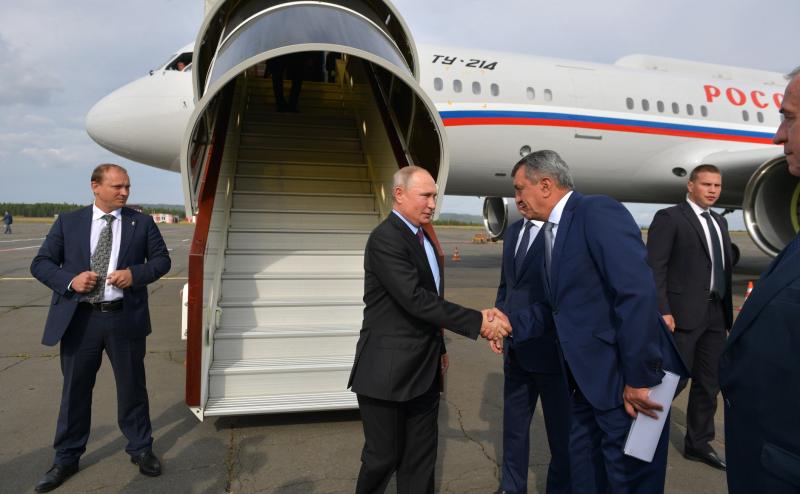 Владимир Путин в третий раз за последнее время приезжает в Иркутскую область