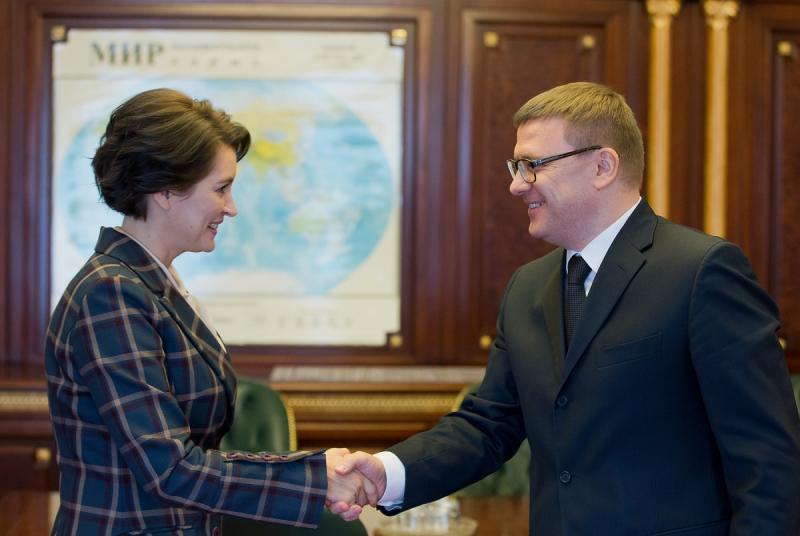 Маргарита Павлова и Алексей Текслер договорились о сотрудничестве