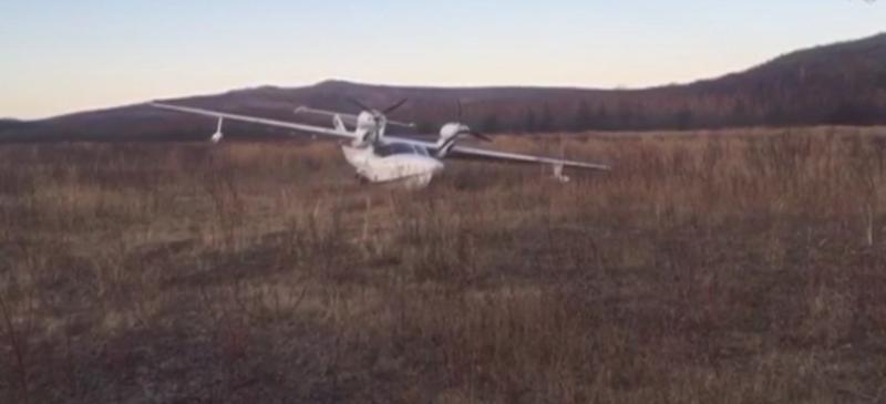 Самолет «Альбатрос» упал на полосу во время взлета в Магаданской области