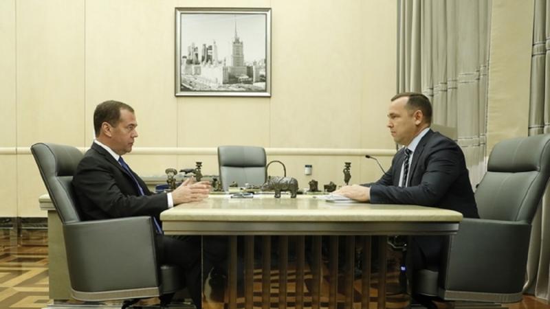 Шумков встретился с Дмитрием Медведевым