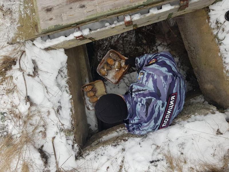 В Свердловской области сотрудники ФСБ нашли тайник с гранатами